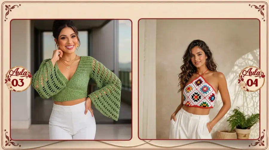 Aulas de roupas de crochê — banner 2