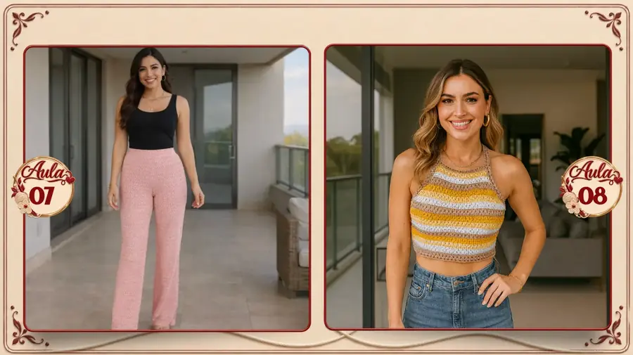 Aulas de roupas de crochê — banner 4