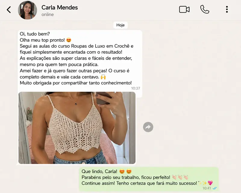 Depoimento de aluna 4